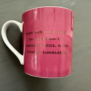 Kate Spade collectible Things we Love Pink Bikini mug